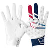 Cutters Sports Stars & Stripes Rev Pro 5.0 Limited-Edition Football Receiver Gloves - Ideal For 7v7, Youth, High School and Collegiate Play