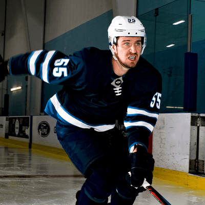 Hockey Player Wearing Trash Talker Slim Fit Mouthguard